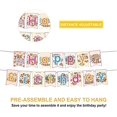 thumbnail image 3 of 50 pieces of cat party decorations, birthday party supplies set, including happy birthday banners, cupcake tops, balloons, children's party supplies, 3 of 4