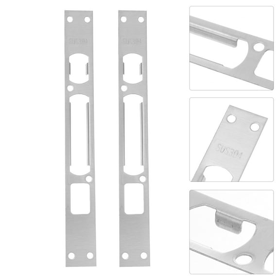 OATIPHO 5Pcs Door Reinforcement Plate with Strong Installation for Extra Home Security