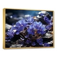 thumbnail image 2 of Designart "Vibrant Violets with Fantastic Brushwork" Violets Floater Framed Wall Art Prints, 2 of 5