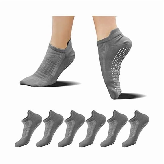 Eryueer Non Slip Yoga Socks for Women, Anti-Skid Socks for Pilates Bikram Fitness Socks with Grips