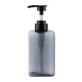 thumbnail image 3 of jifeng 1Pcs Distributeur de Savon Liquide Bouteille Vide Savon Lotion Douche Gel Lavage à Main Réutilisable 450ml Gris, 3 of 9