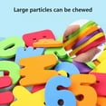thumbnail image 4 of LSLJS 36pc Alphabet Letters Numbers Suction Bath Toys Preschool Daycare Spelling Basic Math Learning Travel Kids Toddlers Ages 1 2 3 4 5 6 Years Old, Education, 4 of 9