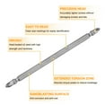 thumbnail image 5 of Uxcell 2pcs Magnetic Double Ended Screwdriver Bit 6mm PH2 6" Length 1/4" Hex Shank S2 Steel Two Sided Phillips Cross Screw Driver Bit, 5 of 8