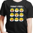 thumbnail image 3 of Baby Shark - Today I Feel Grid - Toddler And Youth Short Sleeve Graphic T-Shirt, 3 of 6