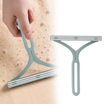 Reusable Pet Hair Removal Brush (Lint Fuzz Scraper, Carpet Fur Remover), Blue, Blue Reusable Pet Hair Removal Lint Brush, For Carpets, Beds, And Furniture, Meiiso