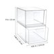 thumbnail image 5 of 2 cajas de plástico apilables para guardar dispositivos electrónicos y cosméticos., 5 of 5