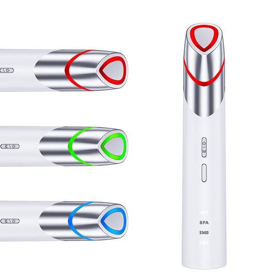 Facial and Neck Beauty Device, Skin Care Face Massager,Multifunctional 3 in 1 Light Therapy Face Sculpting Tool with Vibration, Thermal, Microcurrent for Skin Care Routine at Home