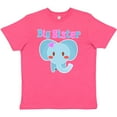 thumbnail image 3 of Inktastic Big Sister elephant Youth T-Shirt, 3 of 5