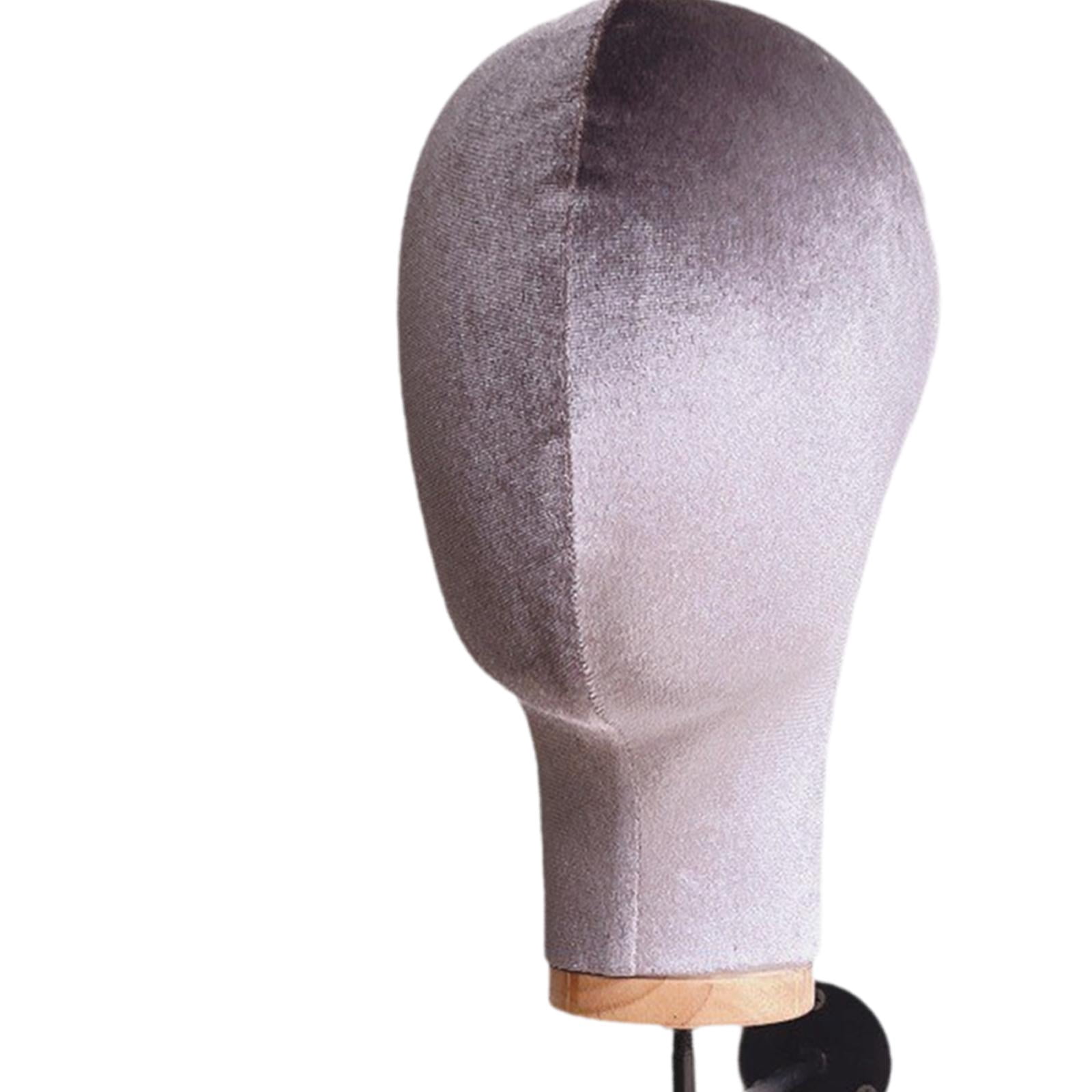 Serenable Mannequin Head, Wall Mount Stand Sturdy Wall Hat Rack, Fashion Lightweight Manikin Head Holder for Home Shopping Mall Gray