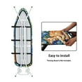 thumbnail image 4 of HELLHERO Soft Ironing Board Cover, Blue Iris Cat Ironing Board Cover, Non Stick Scorch and Stain Resistant Standard Size 15x54 Inch with Elastic Edges, 4 of 5