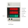 thumbnail image 3 of Abody AC80-300V 100A Digital Energy Meter DIN Rail Multimeter Electric Power Meter kWh Meter Multifunction AC Voltage Current Power Factor Tester Ammeter Voltmeter, 3 of 6