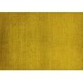 thumbnail image 1 of Ahgly Company Indoor Rectangle Solid Yellow Modern Area Rugs, 2' x 5', 1 of 4