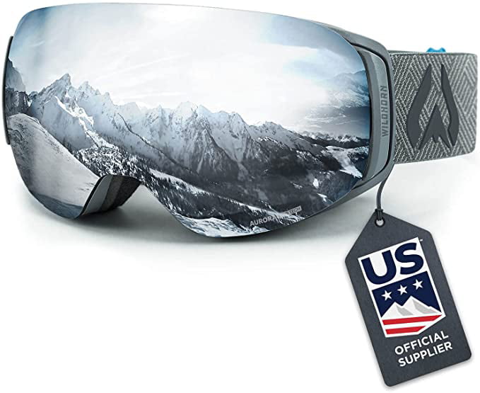 Deluxe Ski Goggles & Snowboard Goggles Premium Snow Goggles Men Women Kids 