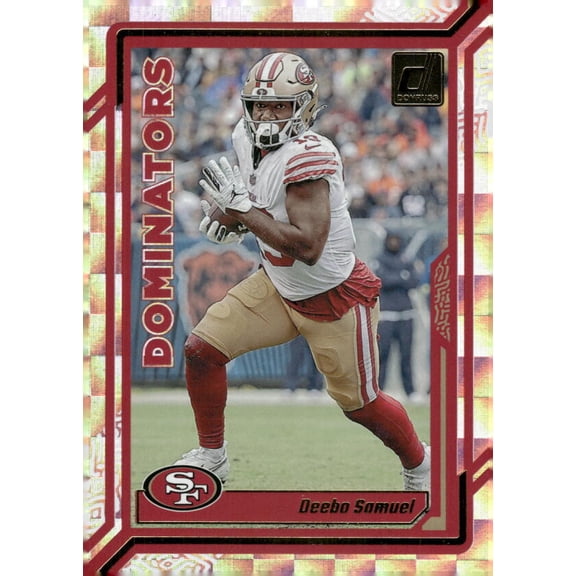 2023 DONRUSS DOMINATORS #27 DEEBO SAMUEL SAN FRANCISCO 49ERS