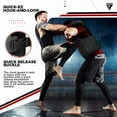 thumbnail image 3 of RDX Chest Guard, MMA Kickboxing Muay Thai Boxing Body Protector, Sparring Training Heavy Punching, KARA Adjustable Strike Shield, Martial Arts Upper Body Ribs Protection Pad, Taekwondo Vest, 3 of 8