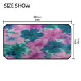thumbnail image 4 of 39x20 Inch Non-Slip Floor Mat Hallway Runner Rug Entrance Floor Mat Runner for Kitchen and Living Room Pink and Teal Tie-dye, 4 of 8