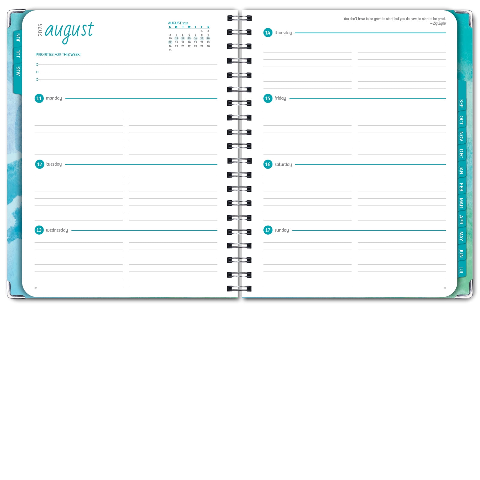 Academic Year 2025-2026 Planner, June 2025 - July 2026, 8.5"x11" Daily Weekly Monthly Planner Yearly Agenda, Hardcover, Bookmark, Pocket Folder and Sticky Note Set (Dragonflies)