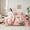 Salmon, variant on Feelyou White Pelicans Bedding Comforter Set 7pcs, Beach Ocean Animal Queen Bedding Sets