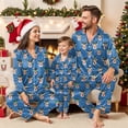 thumbnail image 7 of Jkety Family Christmas Pajamas Matching Sets Satin Long Sleeve Holiday Casual Lounge Soft Xmas Silk Pjs Two Piece Sets, 7 of 7