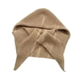 thumbnail image 4 of Bufanda con capucha, calentador de cuello y orejas, pasamontañas de invierno para ir de compras al libre en invierno Caqui, 4 of 10