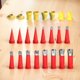thumbnail image 4 of Kit Acabado Calafateo Boquilla Herramientas Goma Integrada Universal 22/24 Piezas Acero Inoxidable Con Conector para Pistolas Salchichas Y Pegamento Duro, 4 of 9