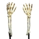 thumbnail image 2 of 2x luces de estacas de brazo de esqueleto, accesorios de mano fantasma,, 2 of 3