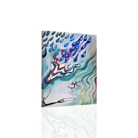 Salvador Dali Alice in Wonderland The Pool of Tears - CANVAS OR PRINT WALL ART