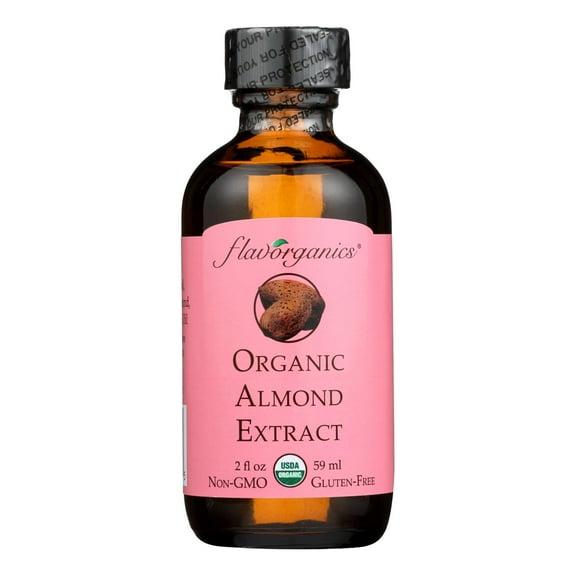 (Pack Of 4) Flavorganics Organic Almond Extract 2 Oz