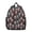 Robot and Robots, variant on Robot and Astronauts Black Pattern Backpack for School, Cute School Bag with Adjustable Shoulder Straps and Padded Back, 13.8"x11.4"x6"