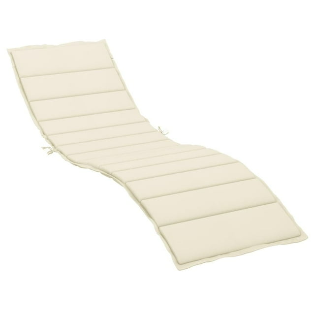 Cojín para Tumbona Casafoyer Crema 200x70x4 cm Poliéster