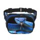 thumbnail image 1 of Fotbe Blue Viper Snake Cangurera Cuadrada con Estampado de Doble Capa, Bolsa de Cintura Ajustable Mini para Hombres y Mujeres, 1 of 9