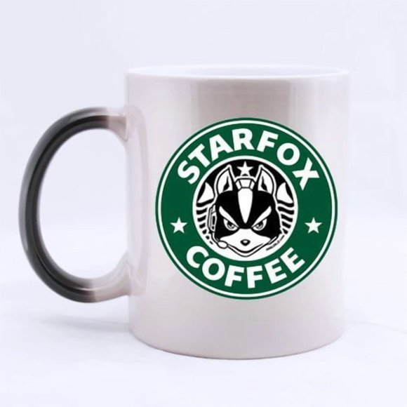 Funny Designed STAR FOX COFFEE Heat Color Changing Mug Magic Coffee Mug Ceramic/11 Oz Morphing Mug - Best Gift For Birthday,Christmas And New Year