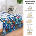 thumbnail image 4 of Wiueurtly Butterfly Blanket Butterfly Throw Blanket Soft Blankets Lightweight Cozy For Bed Couch Sofa, 4 of 5