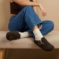 thumbnail image 4 of Cushionaire Rusty Genuine Leather Clogs for Women, Comfortable Slip On Womens Shoes with Adjustable Buckle and Soft Memory Foam, 4 of 21