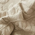 thumbnail image 5 of MarCielo  3 Piece Cotton Oversized Bedspread Quilt Set Tmonica Natural Beige - Oversized King, 5 of 6