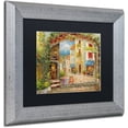 thumbnail image 2 of Trademark Fine Art "Capri Isle" Canvas Art by Rio Black Matte, Silver Frame, 2 of 3