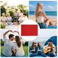 thumbnail image 4 of Ofertas Únicas 1 Pc Almohadilla de Asiento Portátil Exterior de 4 Plegados con Bultos de Masaje para Picnics XPE Roja, 4 of 4