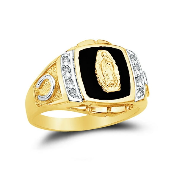 Jewels 14k Yellow Gold Black Onyx Men S Our Lady Of Guadalupe Virgin Mary Horse Shoe Ring Size 11 5 Walmart Com Walmart Com Jewels 14k Yellow Gold Black Onyx Men S Our Lady Of Guadalupe Virgin Mary Horse Shoe Ring Size 11 5 Walmart Com Walmart Com