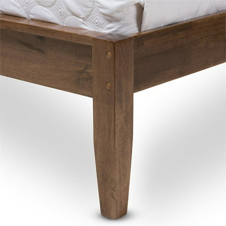 Baxton Studio Leyton King Platform Bed In Light Gray And Walnut Brown Canada Baxton Studio Leyton King Platform Bed, Leystone King Panel Bed