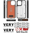 thumbnail image 2 of CaseBorne ArmadilloTek V Case for [iPhone 13 Pro Max] with Built-in Screen Protector & Kickstand Full-Body Multi-Layer Rugged - White, 2 of 4