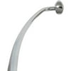 Zenna Home NeverRust Aluminum Curved Shower Rod, Chrome