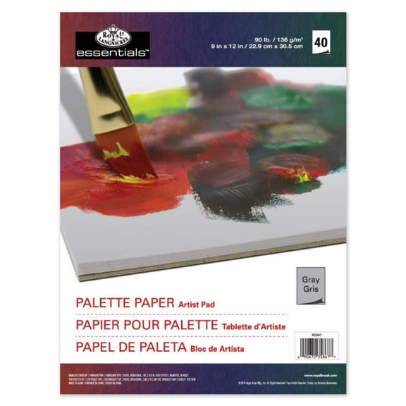 RD347 | 9" x 12" Gray Palette Paper Artist Pad
