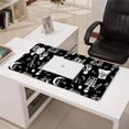 thumbnail image 3 of Long Mouse Pads for Desk,Halloween Skeleton Fun Pattern Desk Mats on Top Of Desks, Desk Mouse Pad Extra Large with 3mm Non-Slip Base and Stitched Edge for Gaming,Office,Work,Home 31.5x15.7in, 3 of 5