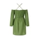 thumbnail image 3 of Gibobby Vestido Causal para Mujer de Verano Vestido de cuello halter sin espalda sexy elegante cómodo casual para mujer(Verde,XL), 3 of 5