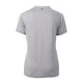thumbnail image 3 of Women's Cutter & Buck Heather Gray George Mason Patriots Forge Stretch Blade V-Neck Top, 3 of 3