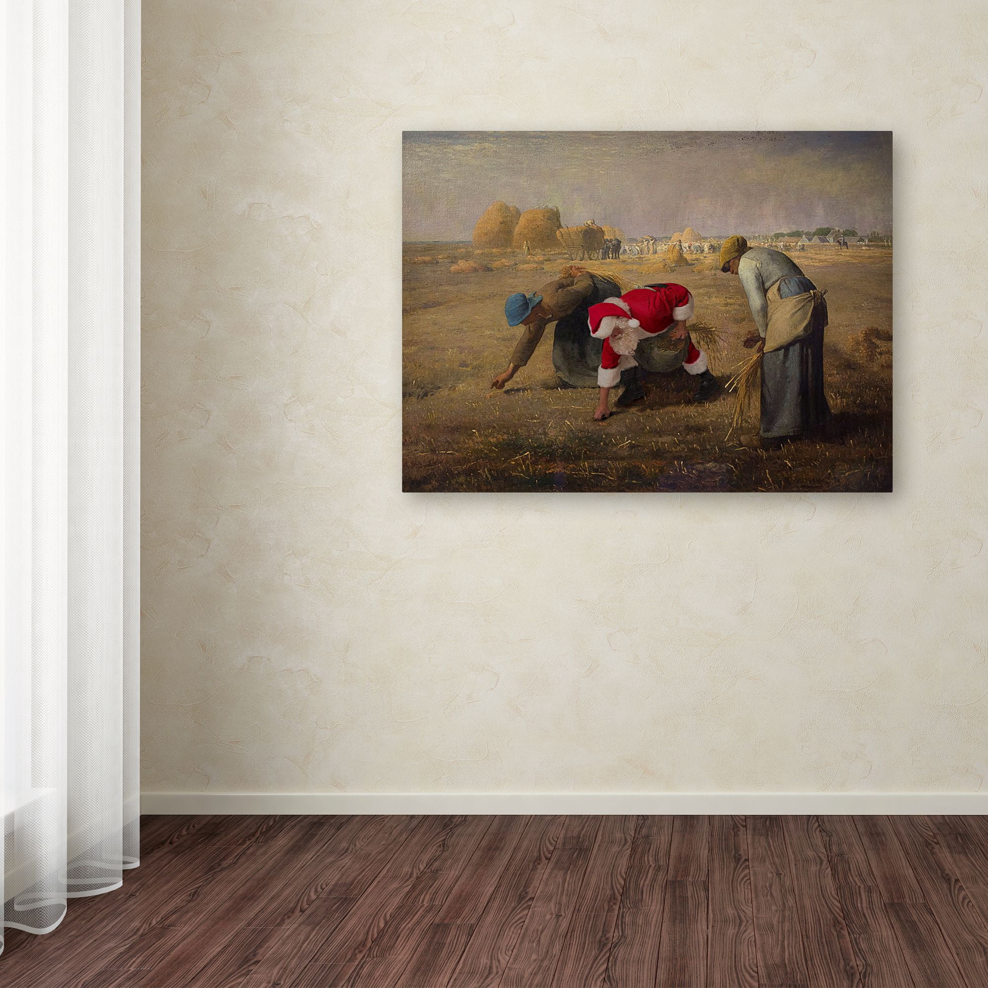 Trademark Fine Art 'Millet-Gleaners' Canvas Art by Ed Wheeler