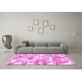 thumbnail image 3 of Ahgly Company Indoor Rectangle Abstract Pink Modern Area Rugs, 2' x 3', 3 of 4