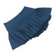 thumbnail image 3 of Falda plisada para niñas, pantalones cortos de moda, falda deportiva elástica para entrenamiento con bolsillos, verde oscuro, talla S, 3 of 14