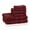 Crimson, variant on Quick Dry Zero Twist Cotton 6-Piece Towel Set, Crimson by BNM