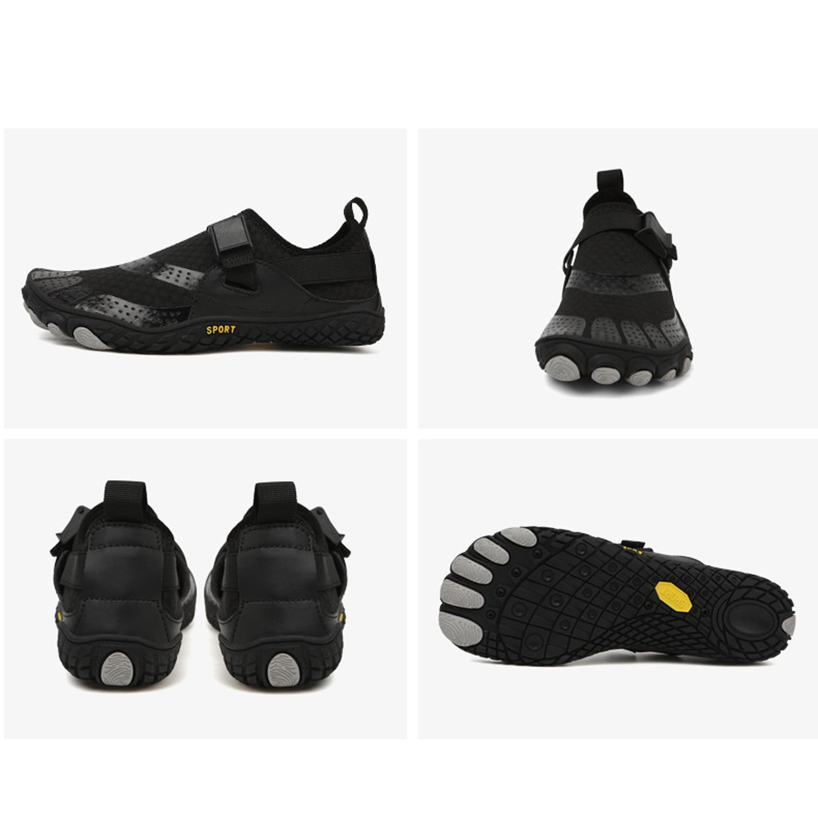 krdevn Barefoot Shoes Women/Men - Couple Sports Shoes Outdoor Wading Non Beach Shoes Diving Shoes Swimming Riding Fitness Five Fingers Shoes,River Trekking Shoes, Fishing Wader Boots